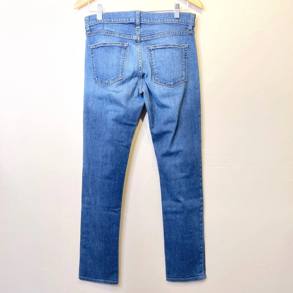 J brand | Tyler Dark Wash Mid Rise Comfortable Soft Stretch Slim Designer Jeans
